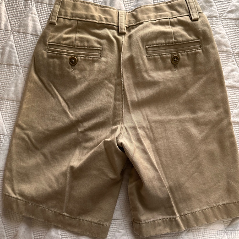 Lands' End Kids' Khaki Casual Uniform Shorts